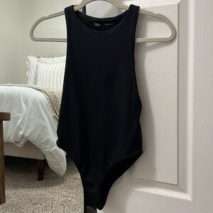 Zara black bodysuit